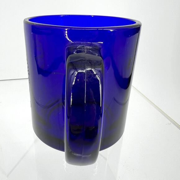 Vintage 2000 Libby Cobalt Blue Eureka State of California Mug - Picture 2 of 8